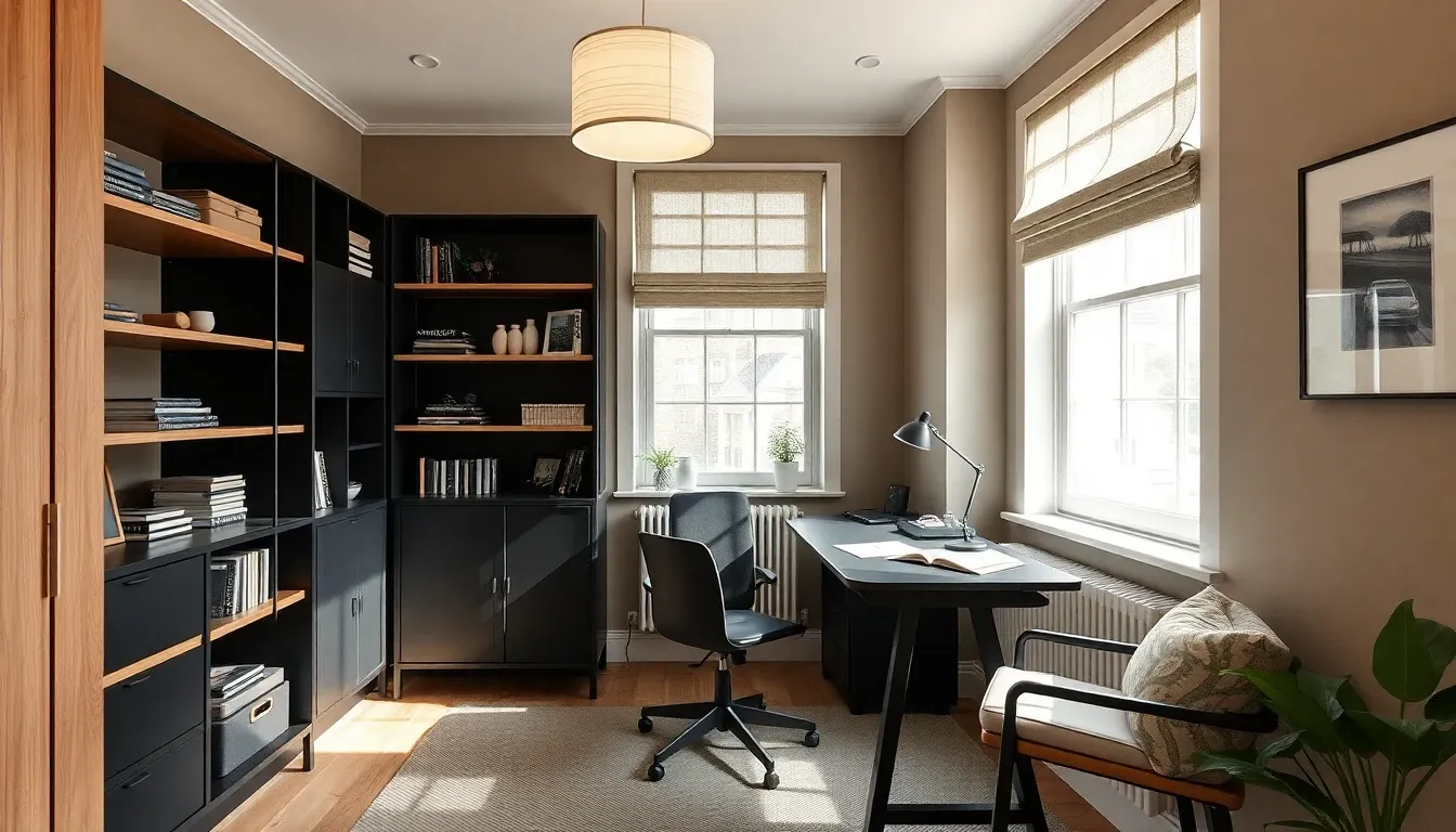 Inspiration — Japandi box-room home office in a London flat